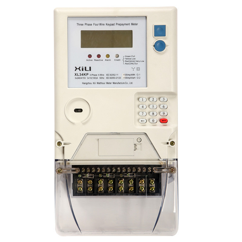 Active Class 1 Smart Energy Meters with 3 phase meter , Commercial or