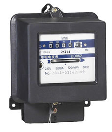 Black or Customized Electromechanical Energy Meter Panel Mounted for Home