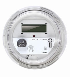 1 Phase 3 Wire Round Socket Energy Meter , smart electric power meters